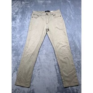 Ezekiel 305 Chopper Soft Denim Jeans Mens 32 Beige Stretch Comfort Straight Leg